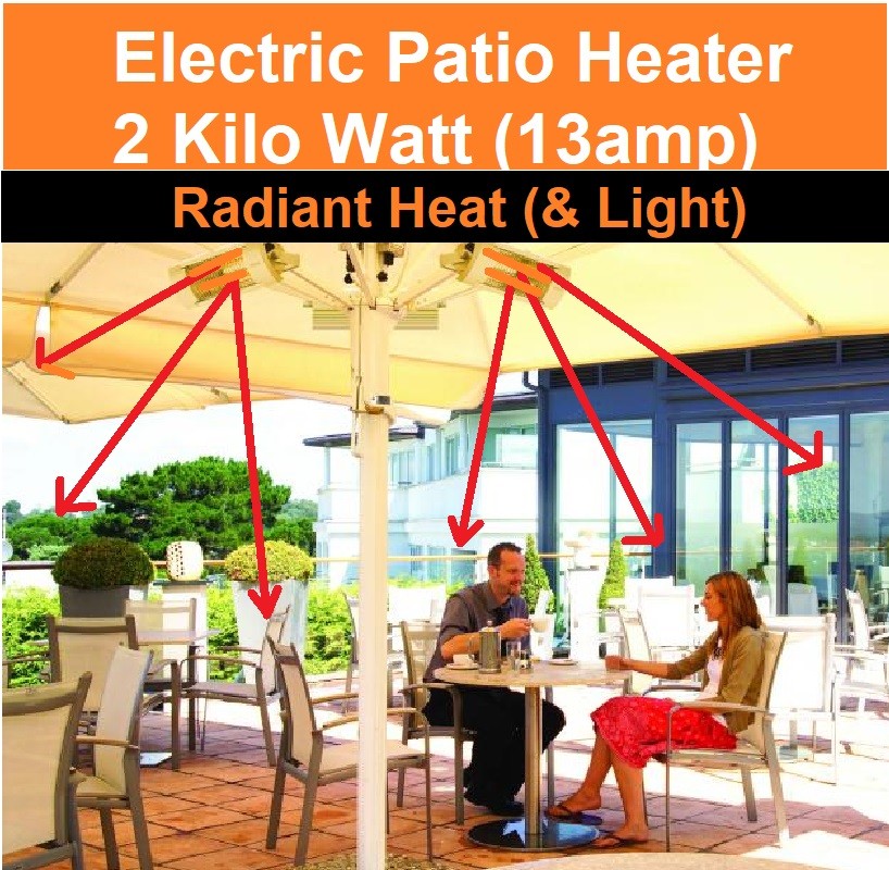 Optimus Electric Outdoor Porch Heater good