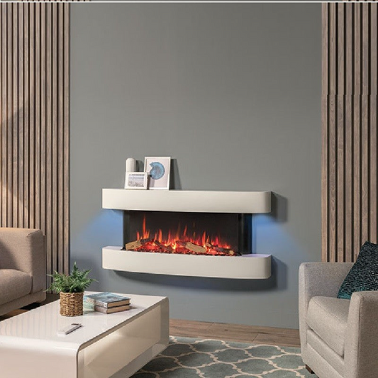 Gazco eStudio Cerreto 140 Wall Mounted Electric Fire