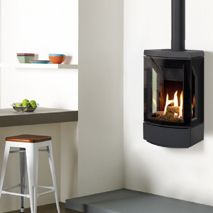 Gazco Loft Balanced Flue Wall Mounted Gas Stove