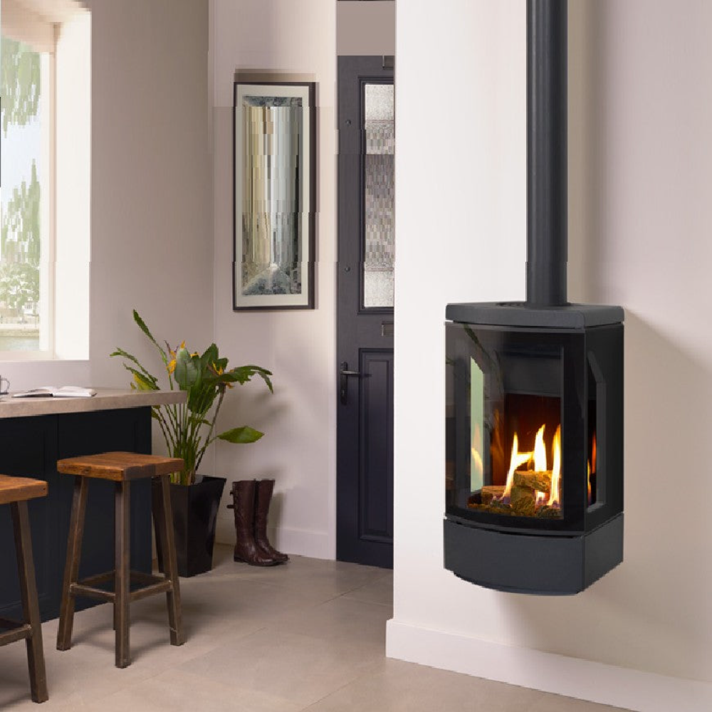 Gazco Loft Balanced Flue Wall Mounted Gas Stove