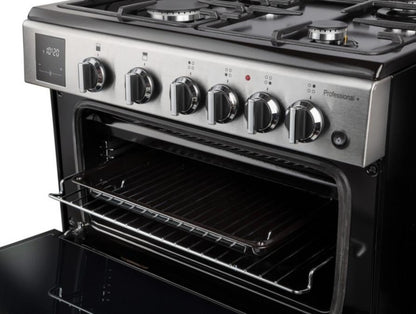 Open Top Oven Image on Rangemaster Professional 60+ Gas Double Oven Cooker 60cm