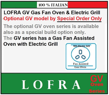 LOFRA MAXIMA 60cm M66MF Gas Dual Fuel Italian Range Cooker POLISHED STEEL Gas Oven