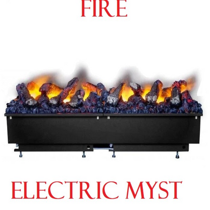 Single / Double Sided Electric Fire CAS 1000 Electric Opti-Myst Log Fire.