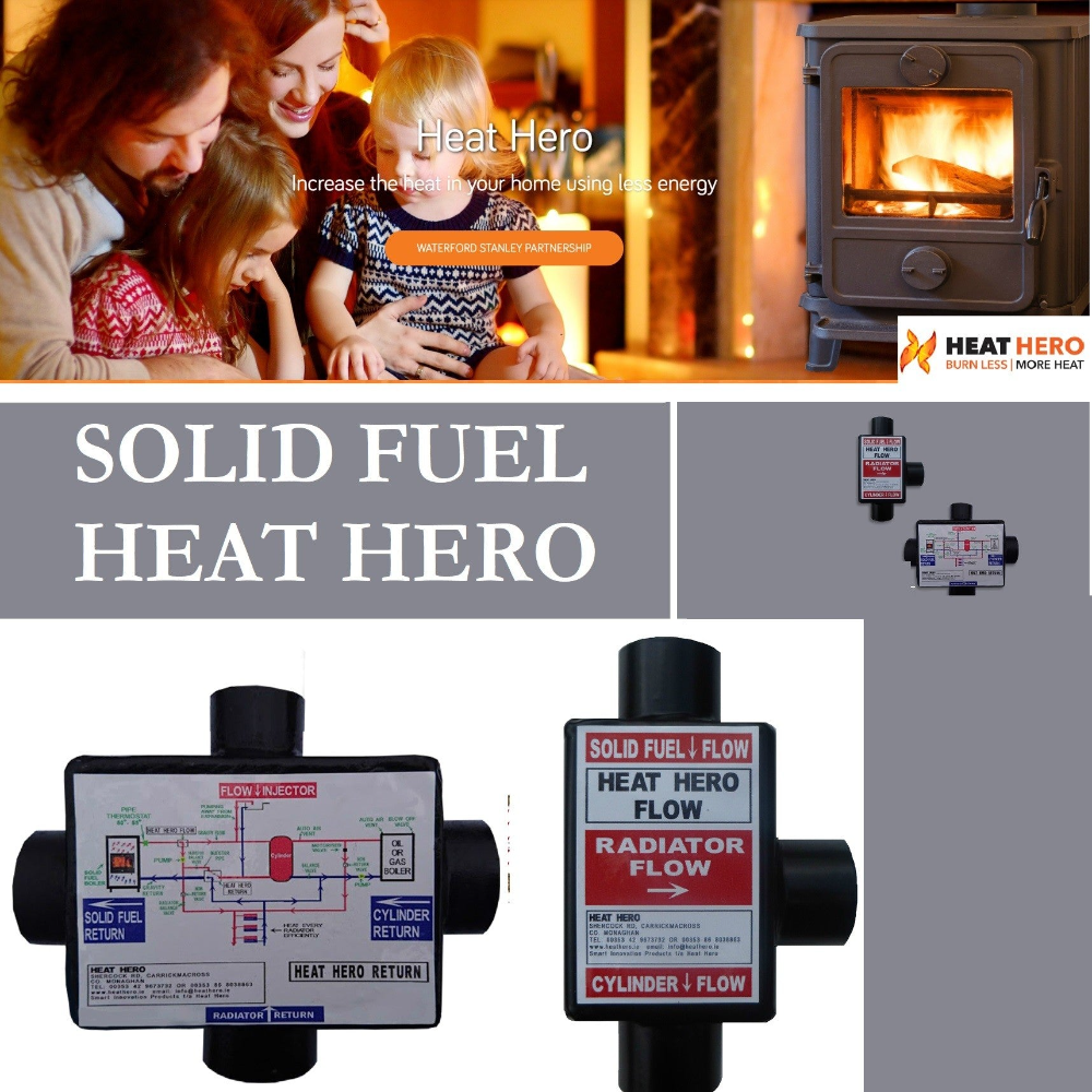 Heat Hero Open Vented Solid Fuel Heating System Booster Kit