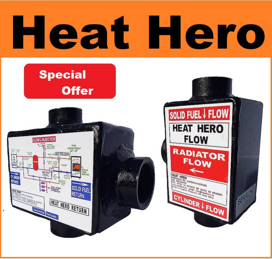 Heat Hero Open Vented Solid Fuel Heating System Booster Kit