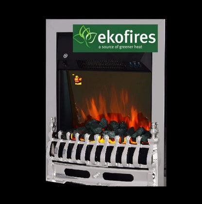 Ekofire 1060 Electric Fire with Black Frame - The Hortonshire