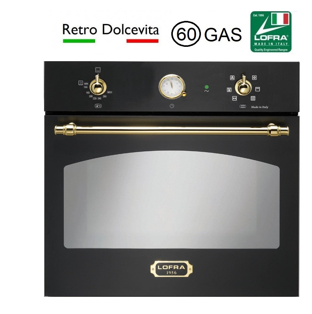 Lofra Dolcevita FRBI-Chrome 66ge 60cm Single Fan Assisted Gas Oven 60cm