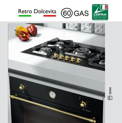 Lofra Dolcevita FRS-Bronze 66ge Single Fan Assisted Gas Oven 60cm