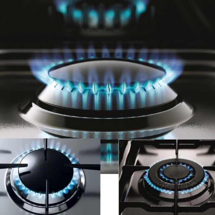 Burnes on the Lofra Dolcevita 120 Range Top TRBI126/5C  Cream Gas Chef Top Range Hob 120cm