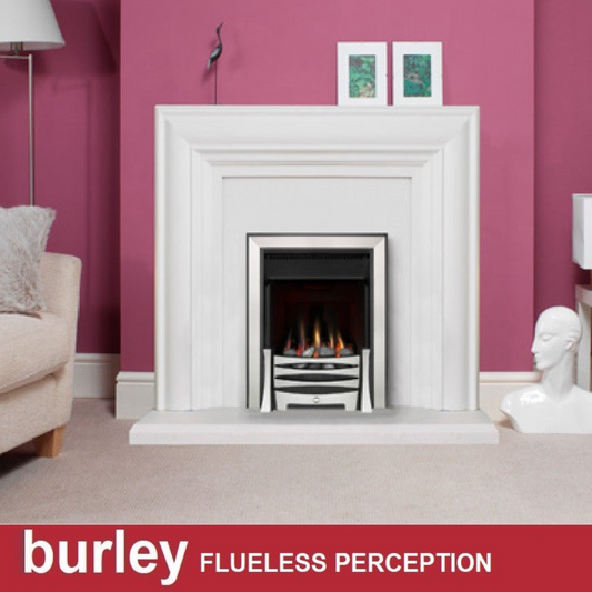 Burley Perception 4267 Stainless Steel Flueless Gas Fire