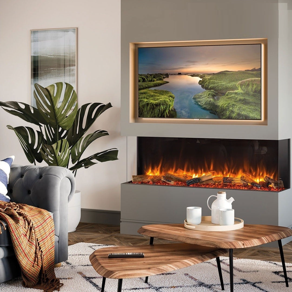 Gazco NEW eReflex 150RW Corner Electric Fire