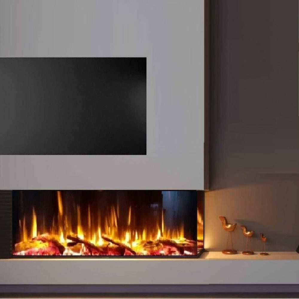 Iconic 1250 Electric Fire Solarflame HD125 Multi-Sided Electric 1250mm