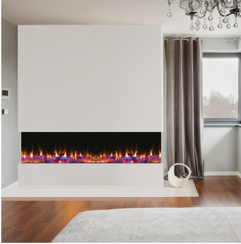 Solarflame Iconic 2000 Electric Fire HD200 Multi-Sided Electric Fire 2000mm