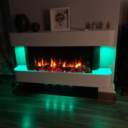 Gazco eStudio Arosa 140 Floor Mounted Electric Fire