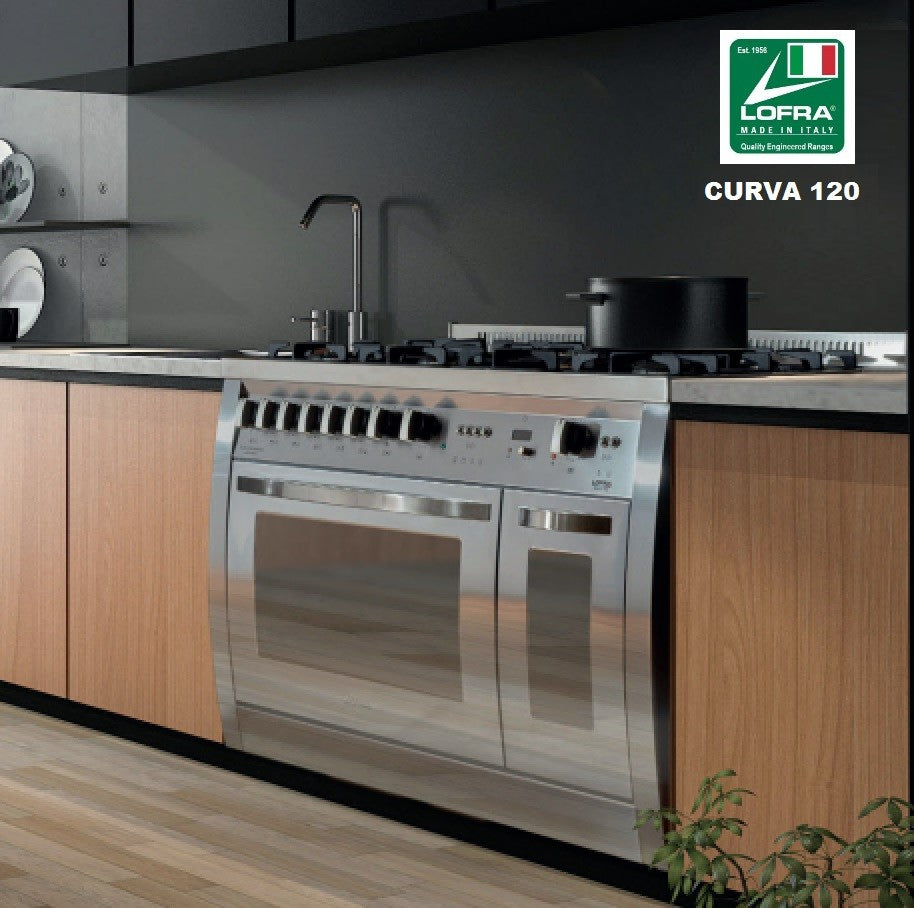 Lofra Curva 120 CSD126GV+E/2Ci Gas Dual Fuel Range 120cm