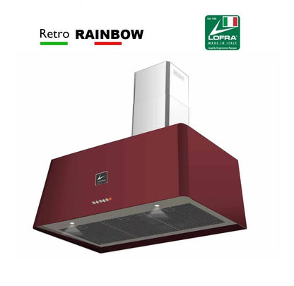 Lofra Rainbow 90cm Cooker Hood Extractor Fan (Multiple Colour Options)