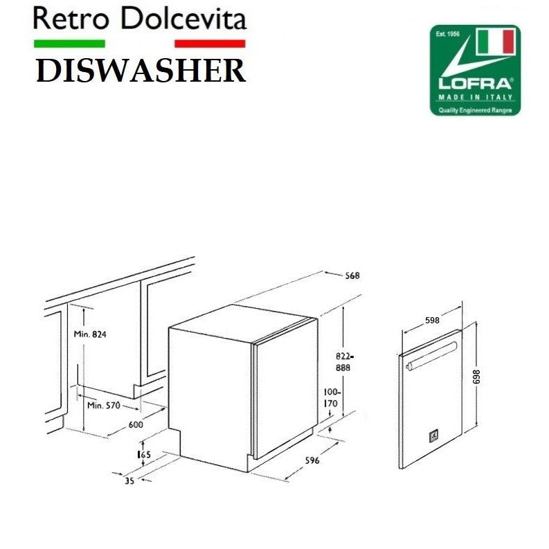 Lofra Dishwasher Dimensions