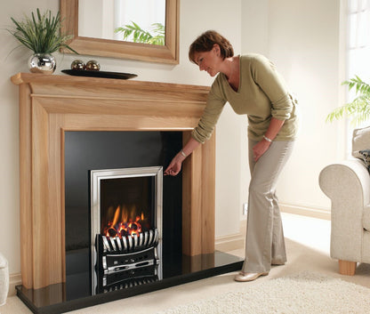 Ekofire 3035 Open Fronted Coal Effect Gas Fire - The Palmerstown