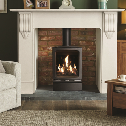 Gazco Gas Vogue Midi CF Gas Stove Conventional Flue Chimney