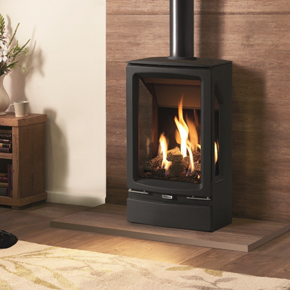 Gazco Vogue Midi T 3-Sided Balanced Flue Gas Stove