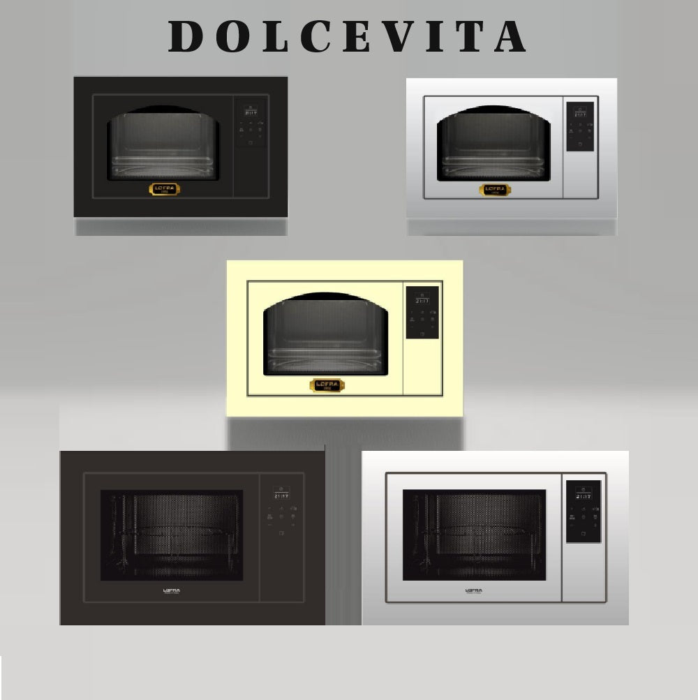 Lofra Dolcevita 6tme Black Touch Control Integrated Microwave Oven. 60cm