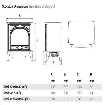 Gazco Stockton 5 Electric Stove