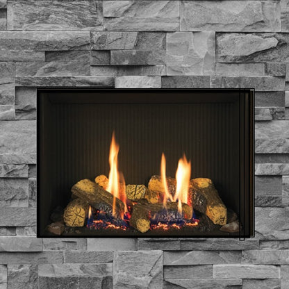 Gazco Riva2 500 Conventional Flue Log Effect Gas Fire with Edge Frame