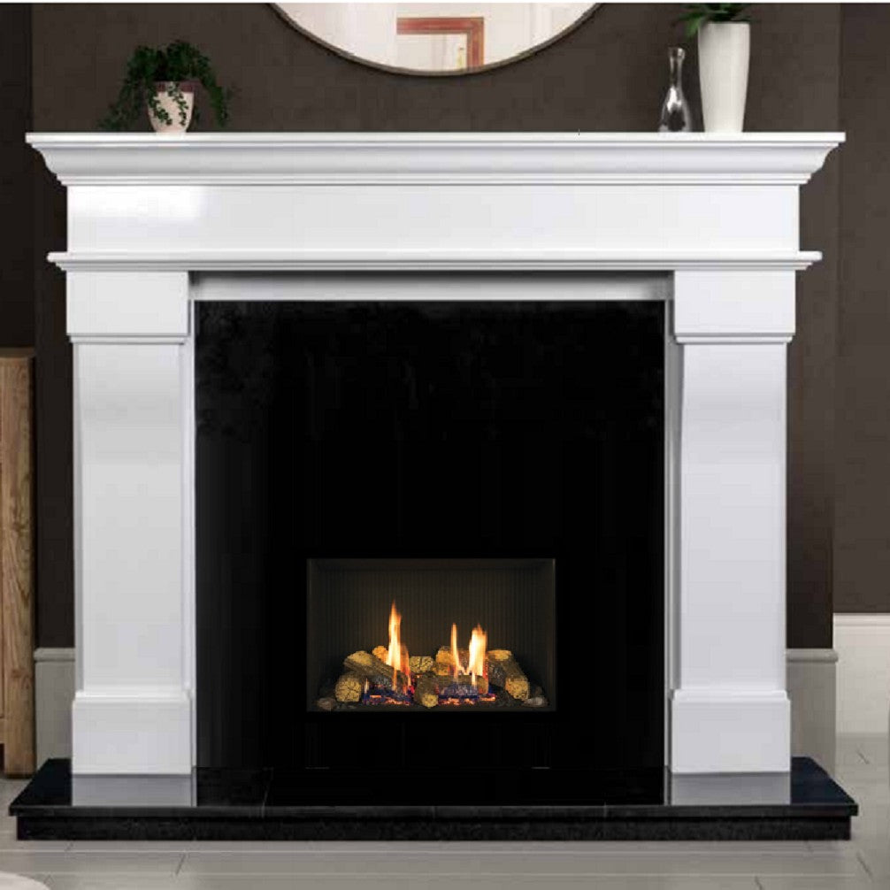 Gazco Riva2 500 Conventional Flue Log Effect Gas Fire with Edge Frame