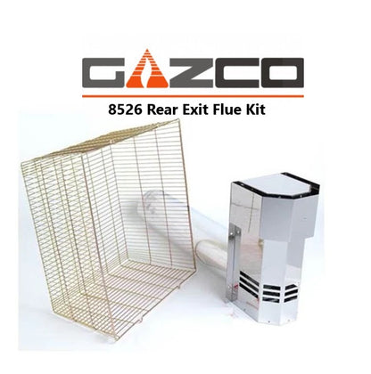 Gazco 8526 Rear Exit Balanced Flue Gas Fire /Gas Stove Gazco Kit