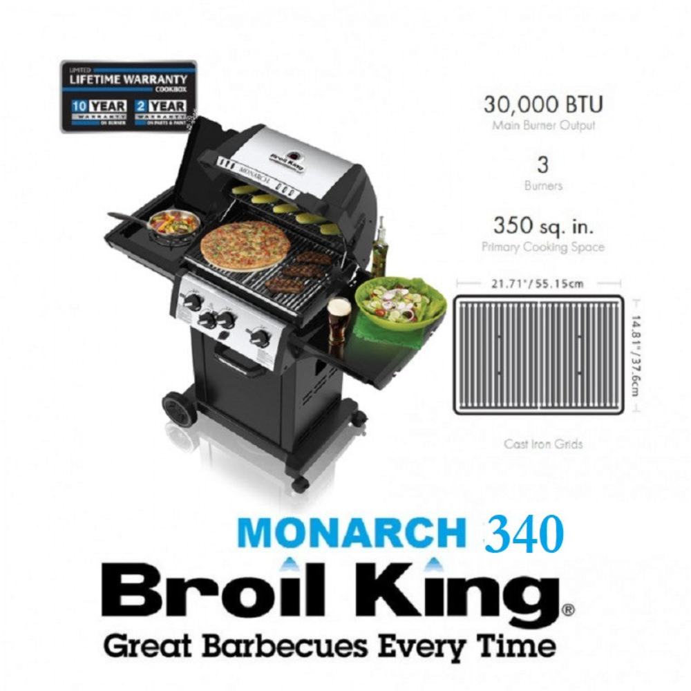 Broil King Monarch 340 Gas BBQ American Gas Barbeque- CLEARANCE DEAL