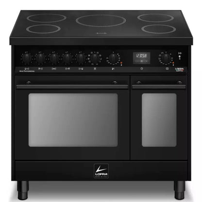 Lofra Total Black 90 PNMG96MFTE/5iF Matt Black Induction Electric Range Cooker 90cm