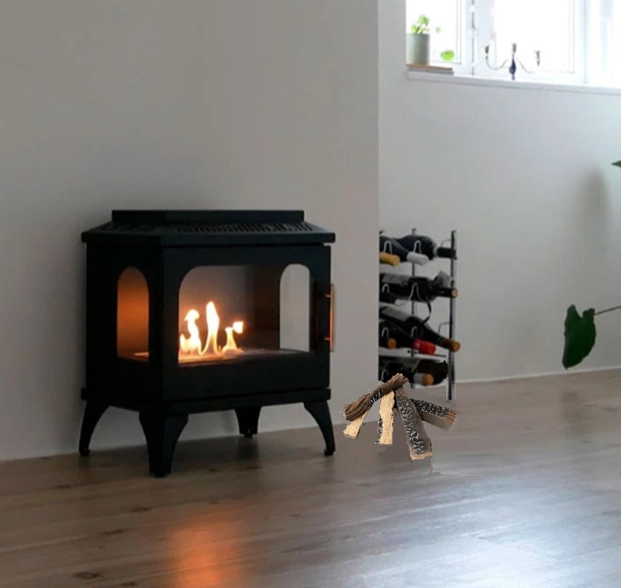 Scandi-Flame Atlanta Bioethanol Traditional Styled Stove