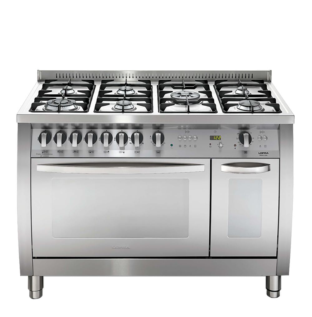 Lofra Curva 120 CSD126GV+E/2Ci Gas Dual Fuel Range 120cm Stainless Steel