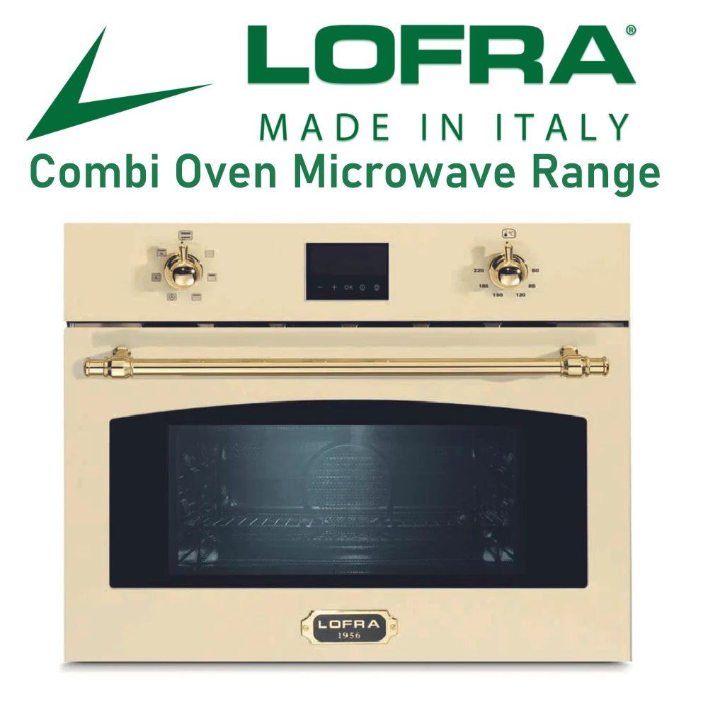 Lofra Dolcevita FMR BI66ME Cream Microwave Combi Oven 1000w  45cm h 60cm w