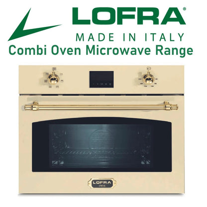 Lofra Dolcevita FMR BI66ME Cream Microwave Combi Oven 1000w  45cm h 60cm w