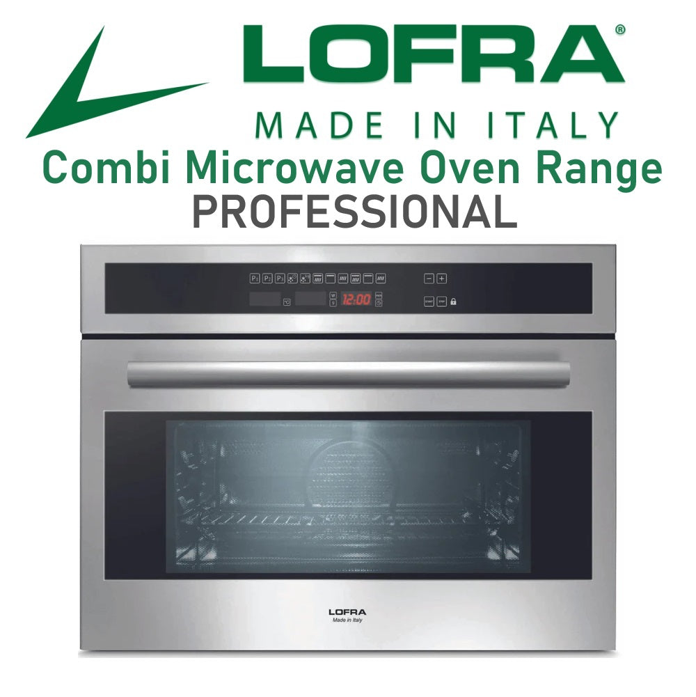 LOFRA Professional FMVN6TME Black Glass Combi Microwave Oven 1000w  h45cm w60cm