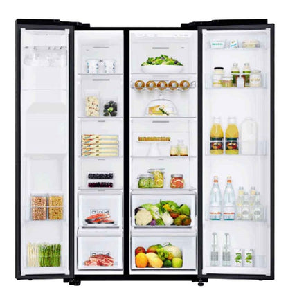 Lofra Total Black Style GF-917 Total Black American Fridge Freezer SXS 92cm