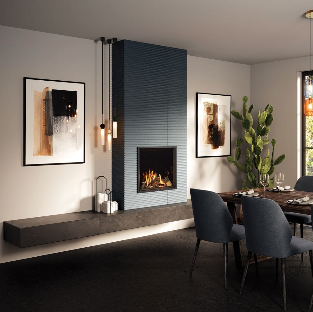 Gazco Onyx Eclipse 60HL Conventional Flue Frameless Gas Fire