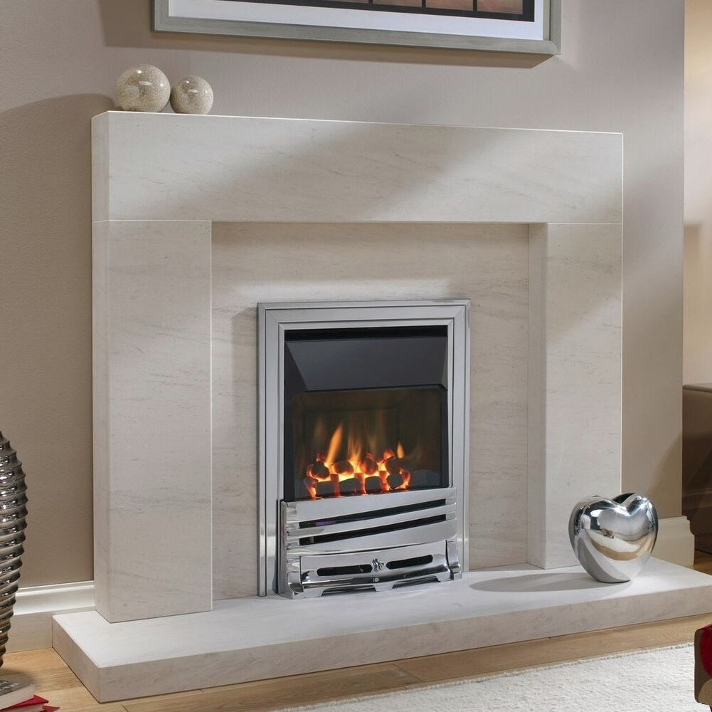 Ekofire 4015 Slimline Glass Fronted Coal Effect Gas Fire - The Maynooth