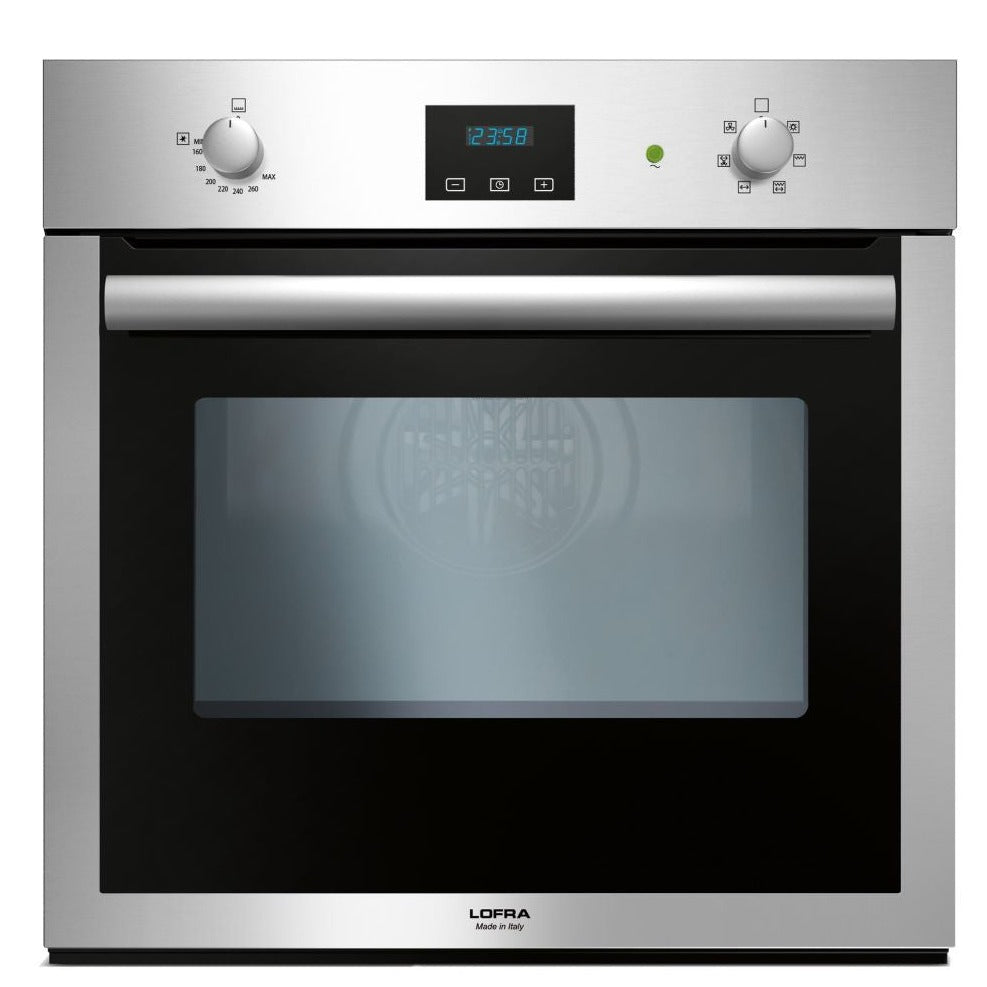 LOFRA Gaia 69ee FOS Stainless Steel Built In Electric Multi Function Single Oven 60cm