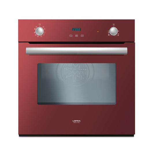 Lofra Gaia 69ee FOVR Burgundy Built In Multi Function Electric Single Oven 60cm