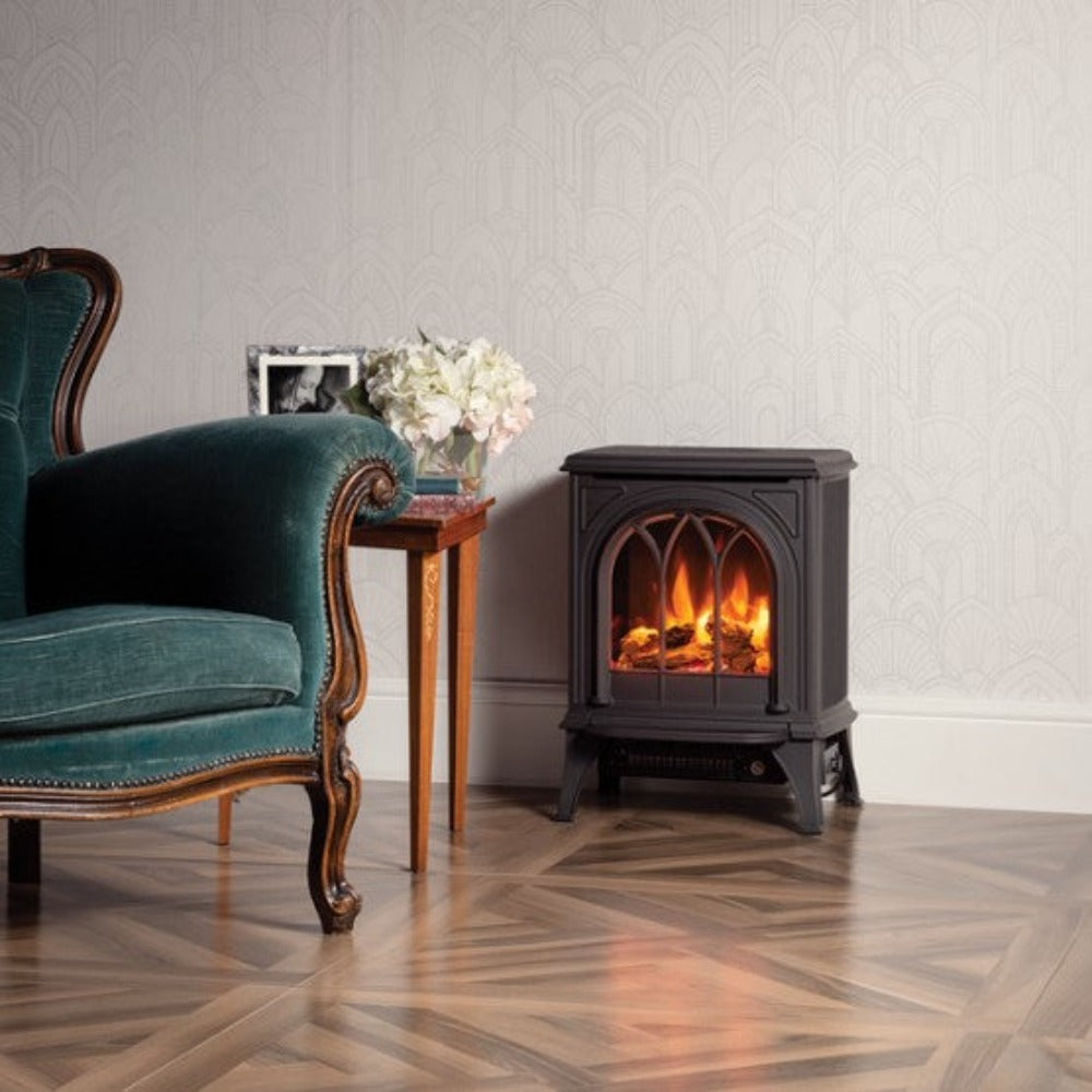 Gazco Huntingdon 20 Electric Stove in Black