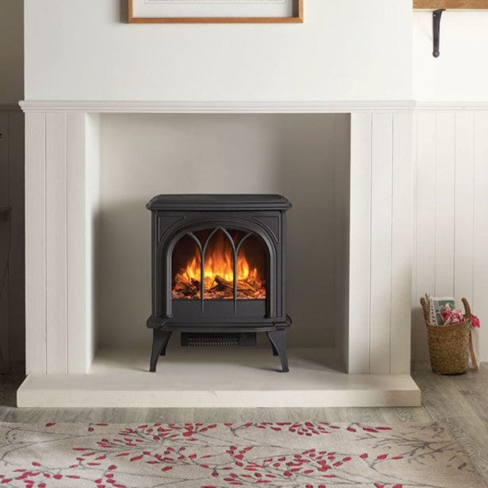 Gazco Huntingdon 40 Electric Stove in Black