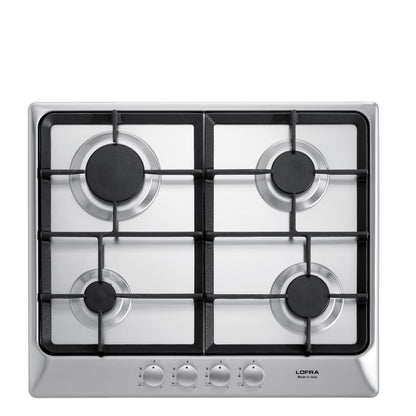 Lofra Gaia Artes60 HDS640 4 BURNER STAINLESS STEEL GAS HOB 60cm