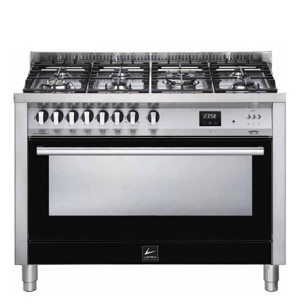 Lofra Professional 120 P 126GVGT+2Ci Gas Dual Fuel Range Cooker Extra Large Gas Oven 120cm