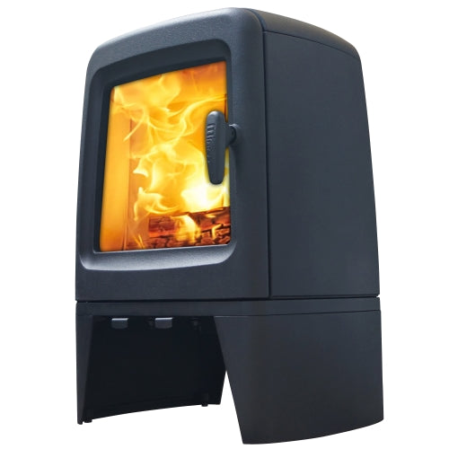 Mi-Fire Cast Iron Fire Pod 5Kw Wood Burning Freestanding Contemporary Stove.