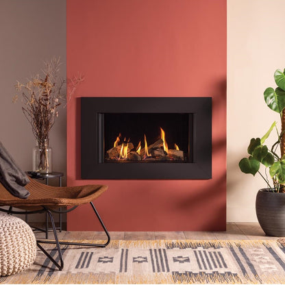 Gazco Onyx Avanti 65 Conventional Flue Log Effect Gas Fire with Expression Frame