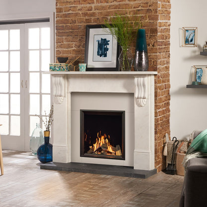 Gazco Onyx Eclipse 60HL Conventional Flue Frameless Gas Fire