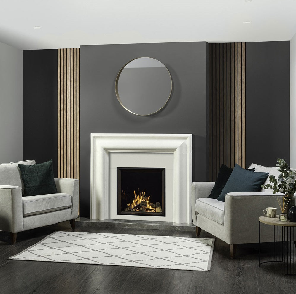 Gazco Onyx Eclipse 60HL Conventional Flue Frameless Gas Fire