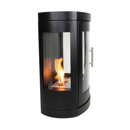 Scandi-Flame Oregon Wall-Mounted Bioethanol Stove – No Chimney, No Problem!